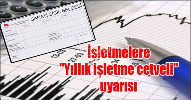 Sanayi Sicil Bilgi Sistemini unutmayın