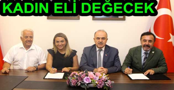 SANAYİYE KADIN ELİ DEĞECEK