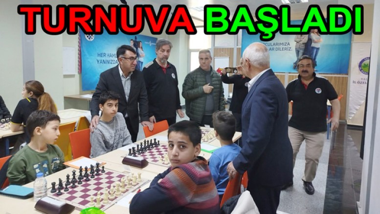 SATRANÇ TURNUVASI BAŞLADI