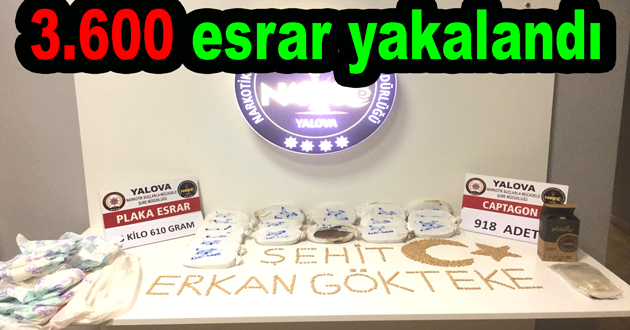 Şehit adına Narkotik operasyonuna