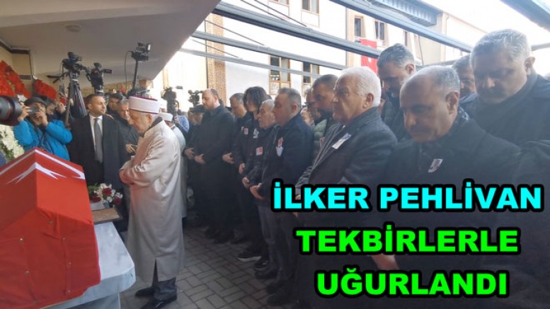 ŞEHİT POLİS İLKER PEHLİVAN TEKBİRLERLE UĞURLANDI