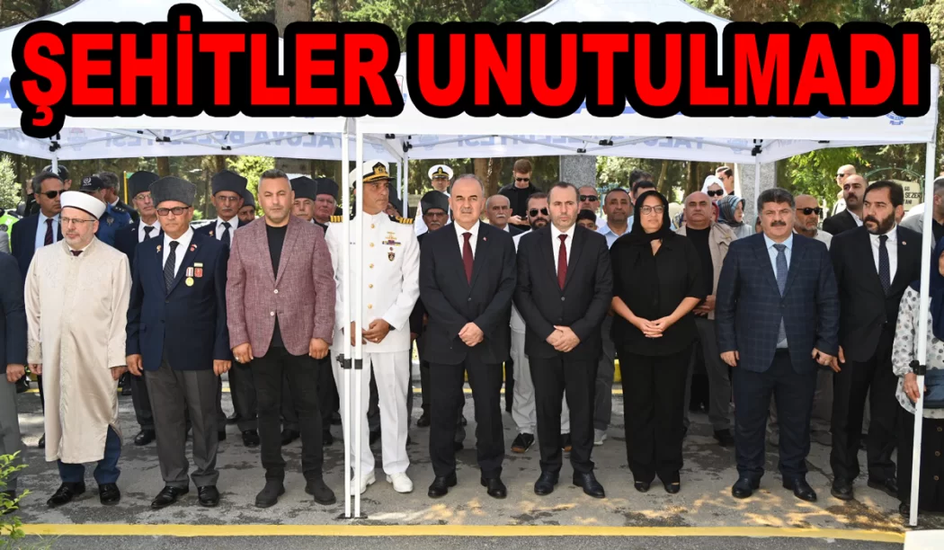 ŞEHİTLER DUALARLA ANILDI