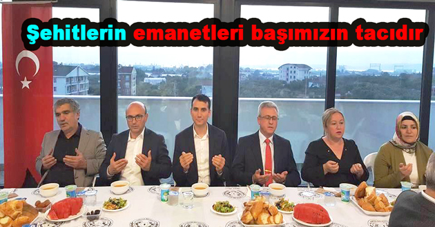 Şehitlerin emanetleri başımızın tacıdır