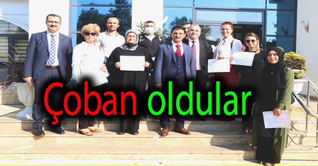 Sertifikalı çoban oldular