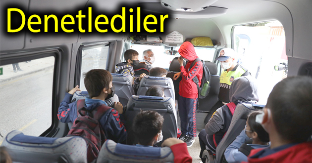 Servisler denetlendi