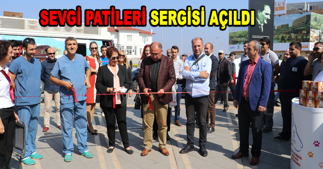SEVGİ PATİLERİ SERGİSİ AÇILDI