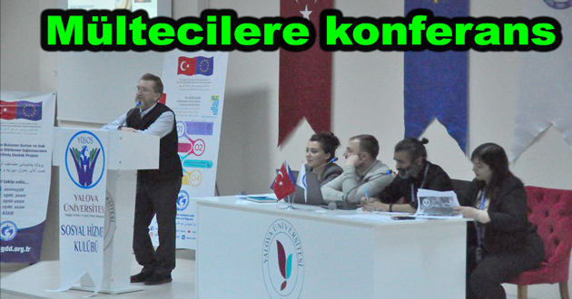 Sığınmacı mültecilere konferans