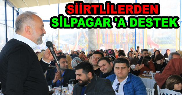 SİİRTLİLERDEN SİLPAGAR 'A DESTEK GELDİ