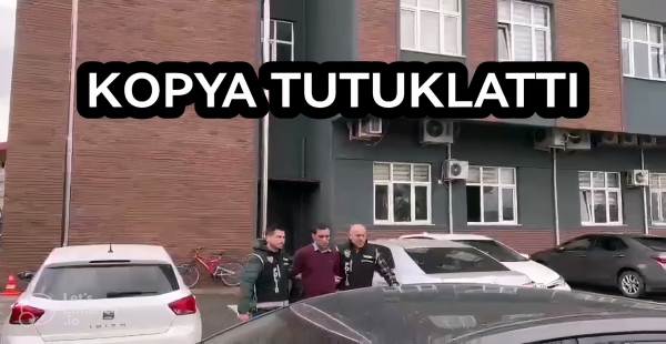 SINAVDA KOPYA ÇEKTİ TUTUKLATTI