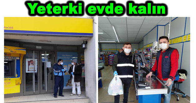 Siz yeter ki evde kalın