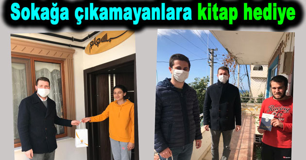Sokağa çıkamayanlara kitap hediye