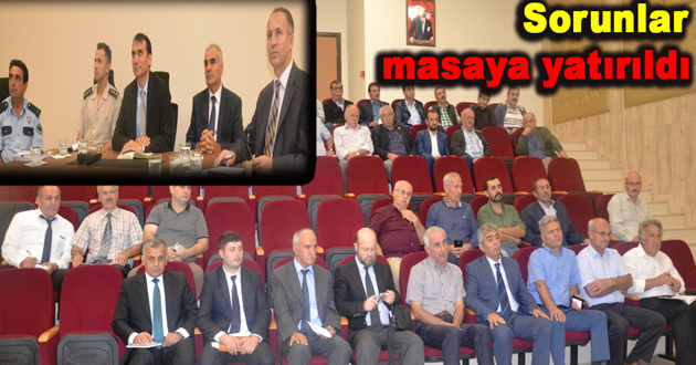 Sorunlar masaya yatırıldı