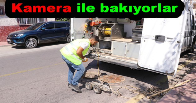 Su hatlarına kameralı kontrol