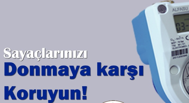 Su sayaçlarını Don dan koruyun