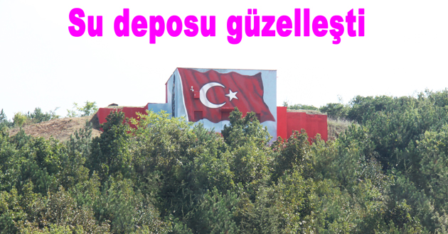 Subaşında Su deposu güzelleşti