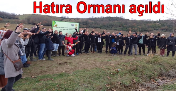 Süleyman Seba Hatıra Ormanı açıldı