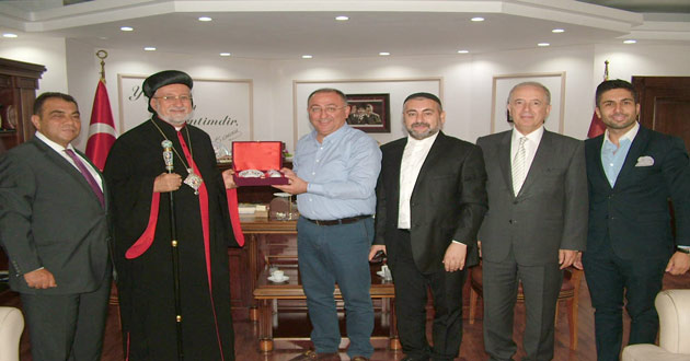 Süryani Ortodoks Patrik'ten Başkan Salman'a Ziyaret