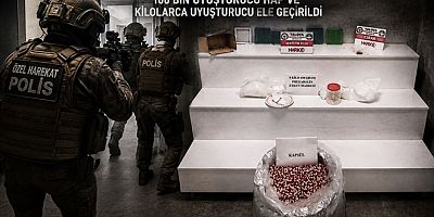100 BİN UYUŞTURUCU HAP VE KİLOLARCA UYUŞTURUCU ELE GEÇİRİLDİ