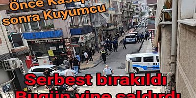 2 KİŞİYİ YARALAYAN ŞÜPHELİ, SERBEST KALDIKTAN SONRA BİR KİŞİYİ DAHA YARALADI