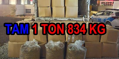 2 TONA YAKIN KAÇAK TÜTÜN ELE GEÇİRİLDİ
