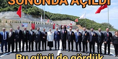 28 YIL SONRA YALOVA-ARMUTLU YOLU AÇILDI