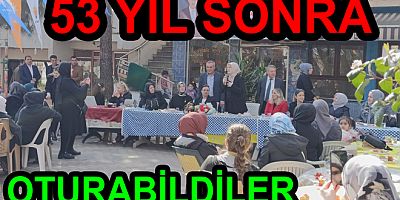 53 YIL SONRA KÖY KAHVESİ KADINLARA AÇILDI