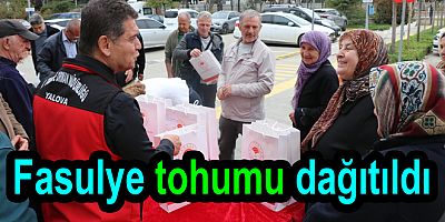 63 ÇiFTÇİYE 215 KG FASULYE TOHUMU DAĞITILDI