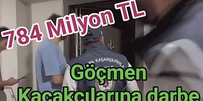 784 MİLYON LİRALIK GÖÇMEN KAÇAKÇILIĞINA YALOVA'DA DA OPERASYON