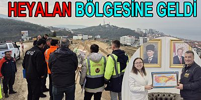 AFAD MÜDÜRÜ HEYELAN BÖLGESİNDE