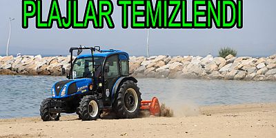 AKASYA VE ARAŞTIRMA PLAJI TEMİZLENDİ
