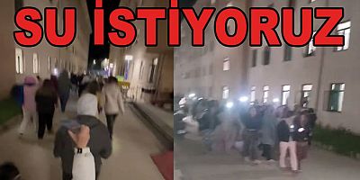 AKÇA HATUN KIZ YURDU’NDA SU İSYANI: “DUŞ ALAMIYORUZ, TEMİZ SU İSTİYORUZ”