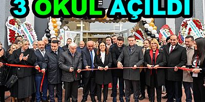 ALTINOVA DA 3 OKUL EĞİTİME AÇILDI