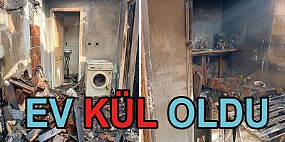 ALTINOVA’DA EV KÜL OLDU