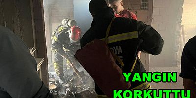 ALTINOVA’DA EV YANGINI KORKUTTU