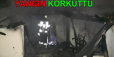 ALTINOVA'DA EVDE ÇIKAN YANGIN KORKUTTU