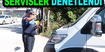 ALTINOVA DA OKUL SERVİS ARAÇLARI DENETLENDİ