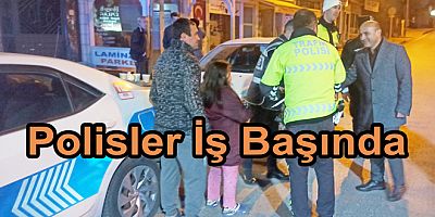 Altınova’da Polisler Yılbaşında İş Başında
