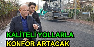 ALTINOVA’DA YOLLARA KALİTE GELİYOR