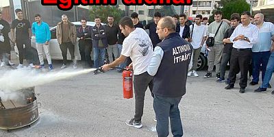 ALTINOVA İTFAİYEDEN, MYO’YA EĞİTİM