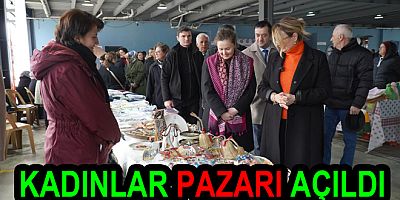 ALTINOVA KADIN PAZARI AÇILDI