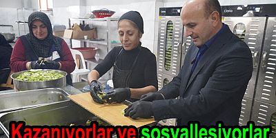 ALTINOVA’NIN KADINLARI ÜRETİMLE GÜÇLENİYOR