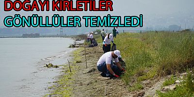 ALTINOVA SAHİLİ TEMİZLENDİ