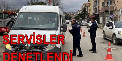 ALTINOVA ZABITASINDAN SERVİS ARAÇLARINA DENETİM