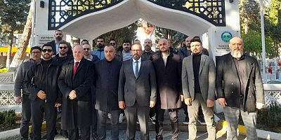 ANAHTAR PARTİSİNDEN ŞEHİTLİĞE ZİYARET