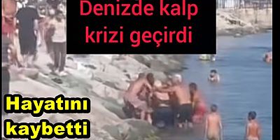 ARMUTLU’DA DENİZE GİRDİ HAYATINI KAYBETTİ
