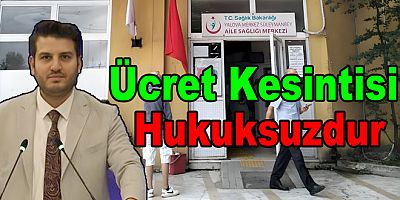 ASM’YE GELMEYEN VATANDAŞIN FATURASI SAĞLIK ÇALIŞANINA KESİLEMEZ