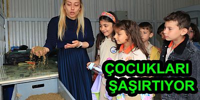 ATIK MERKEZİ ÇOCUKLARI ŞAŞIRTIYOR