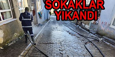 BAĞLARBAŞI SOKAKALRIDA TEMİZLENDİ