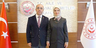 BAKAN GÖKTAŞ’A  ENGELLİ SORUNLARI ANLATILDI
