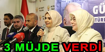 BAKAN GÖKTAŞ YALOVA'YA 3 MÜJDE VERDİ